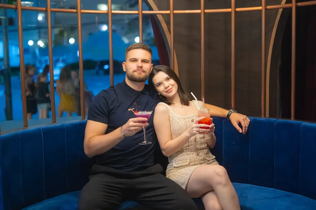 Happy Couple at Bar338