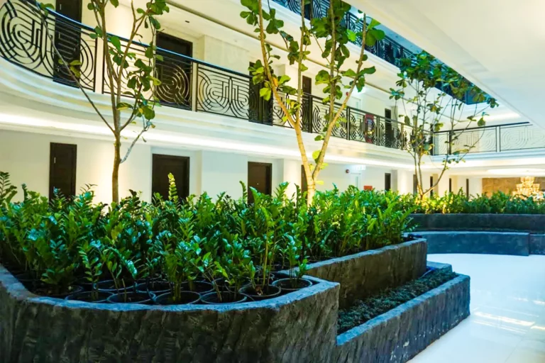 Natural Garden inside Sirin Hotel
